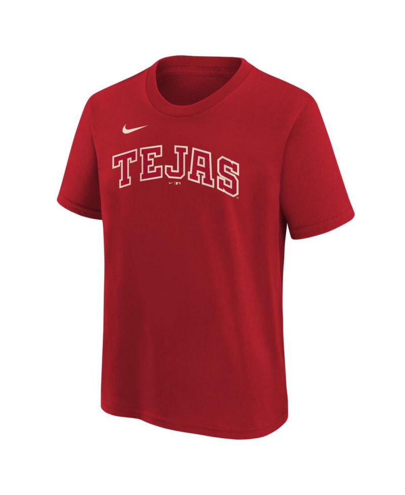 Big Boys and Girls Corey Seager Red Texas Rangers 2026 City Connect Name & Number T-Shirt