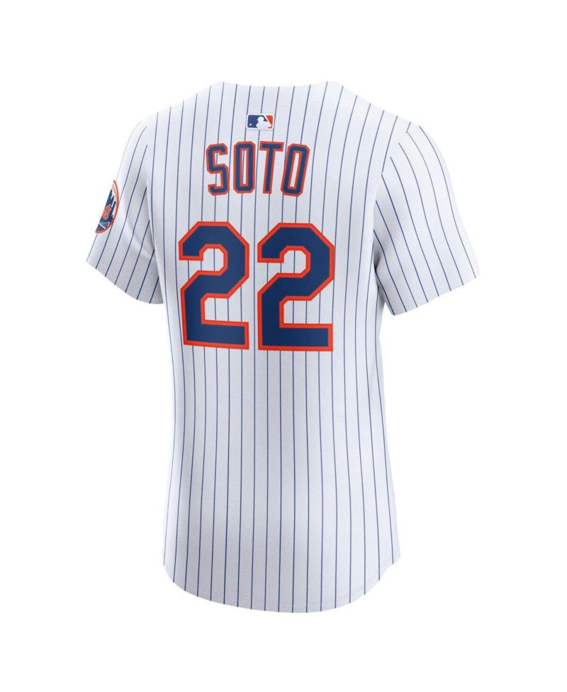 Men's Juan Soto White New York Mets Home Elite Jersey