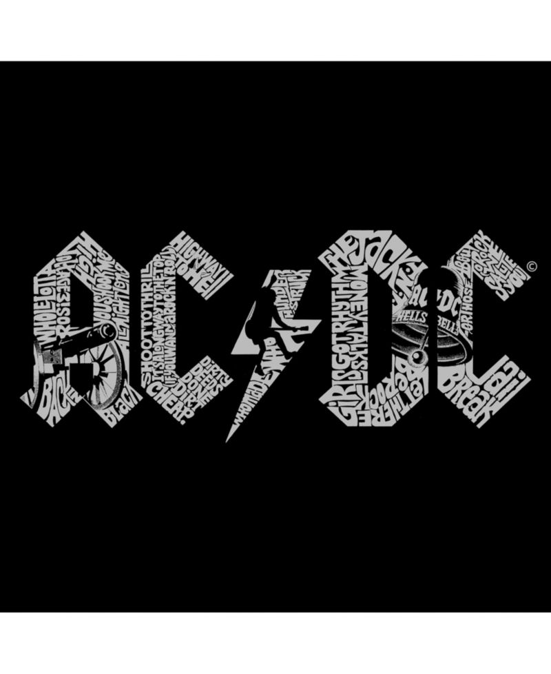 Men's AC/DC Word Art T-shirt