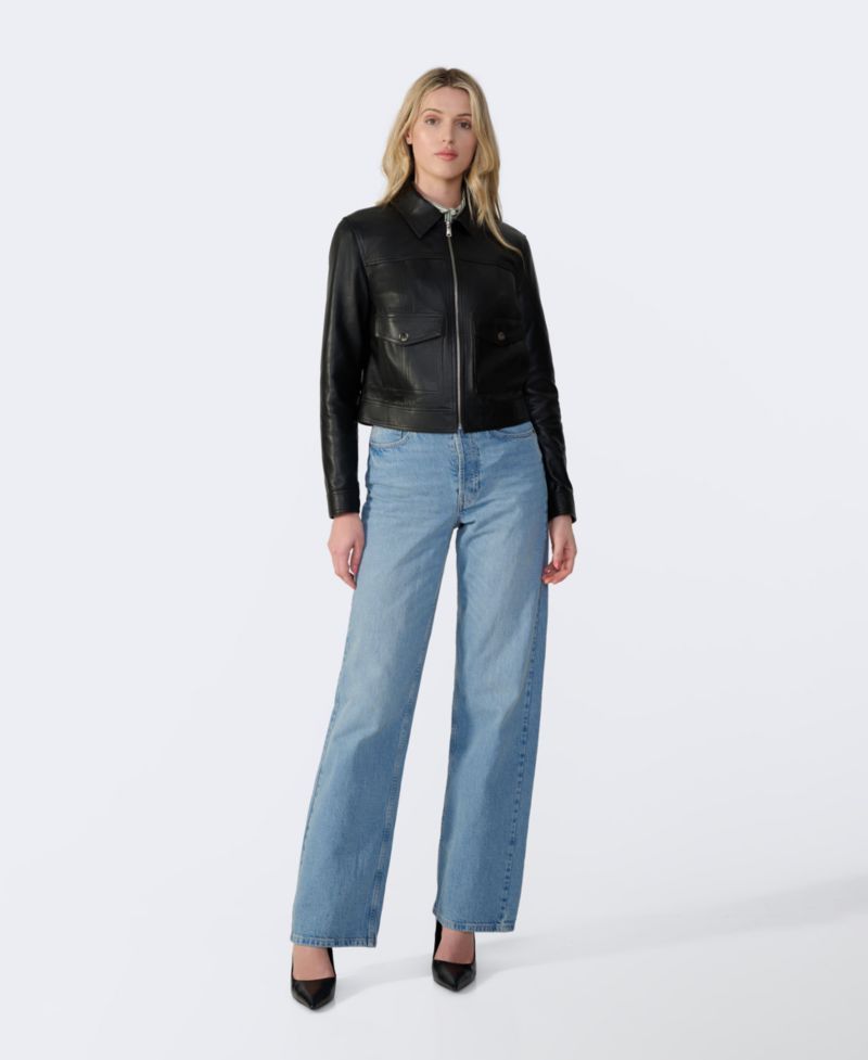 Women's Flora Leather Jacket