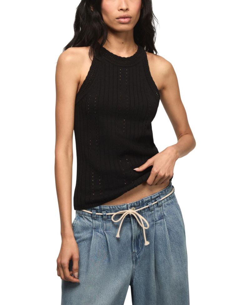 Women's Crewneck Sweater Tank Top
