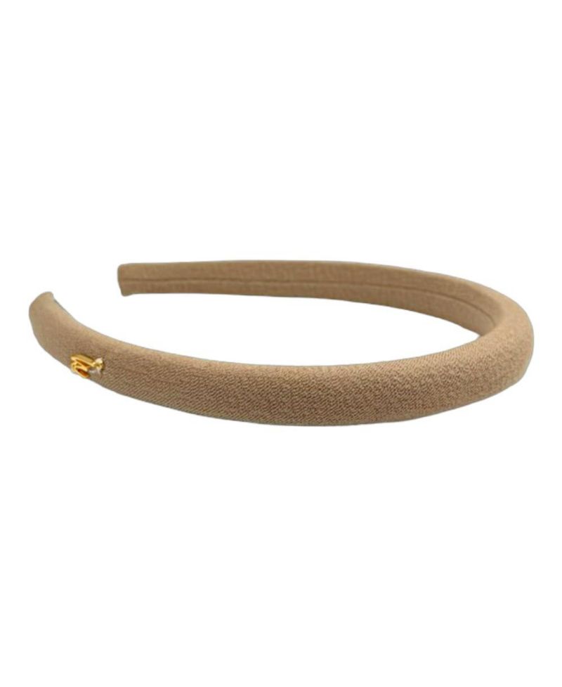 Women's Classic Padded Thin Headband - Light Brown