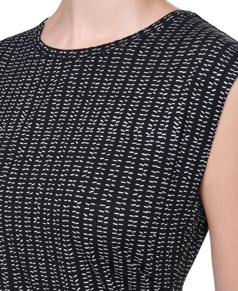 Women’s Asymmetrical Sleeveless Knit Top