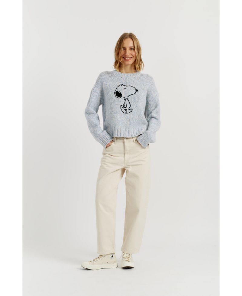 Women's Chinti and Parker Merino Snoopy Marl Sweater