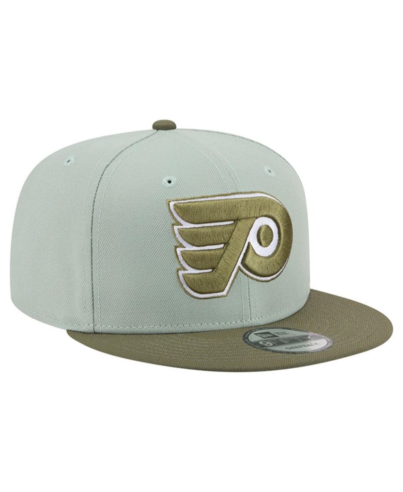 Men's Sage Green/Olive Philadelphia Flyers Color Pack 9FIFTY Snapback Hat