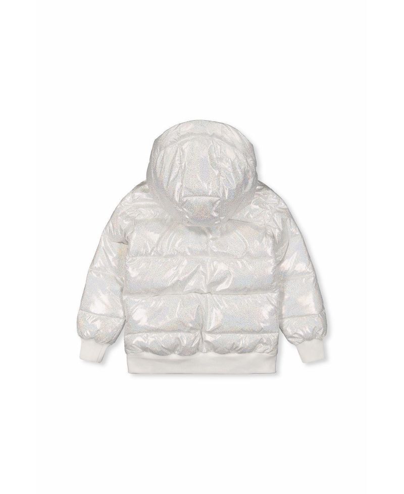 Little and Big Girl Winter Puffy Jacket Glitter