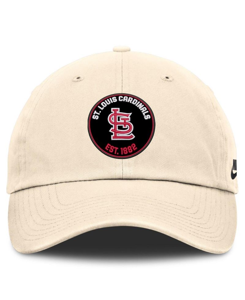 Men's Natural St. Louis Cardinals Cooperstown Collection Club Adjustable Hat