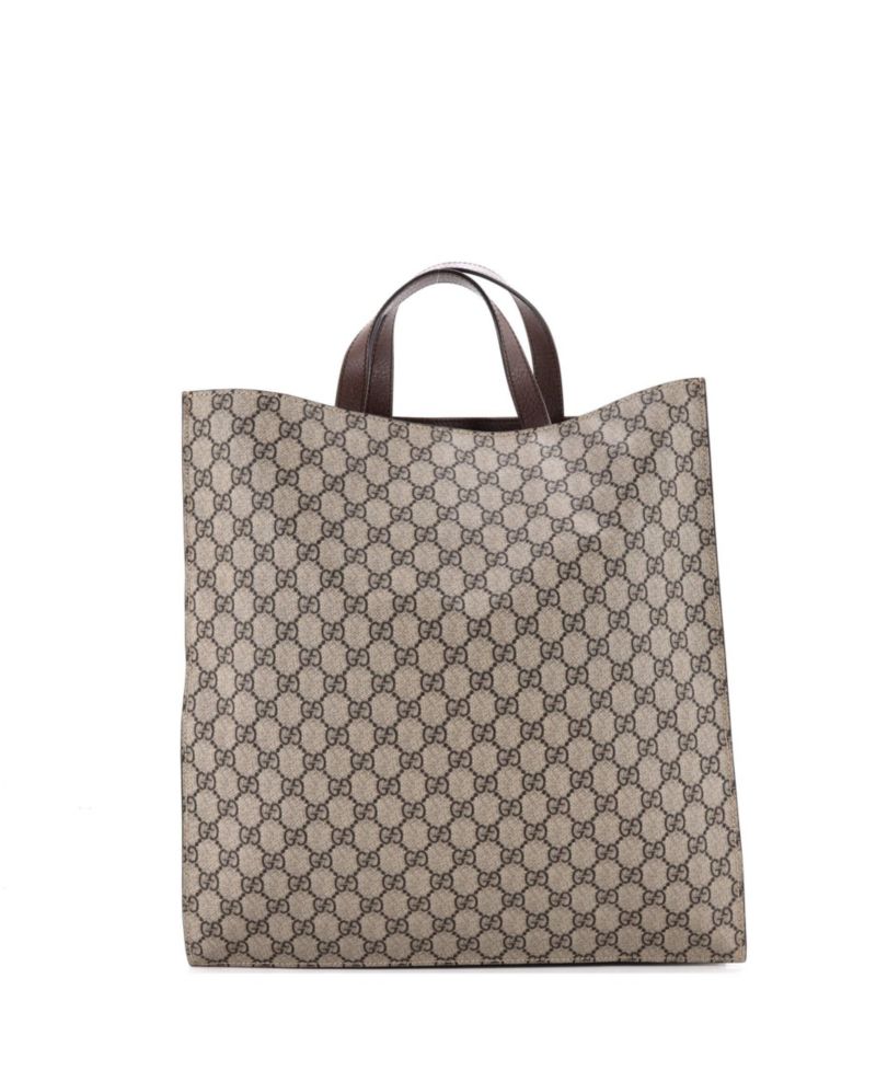 North South Courrier Convertible Applique Tote