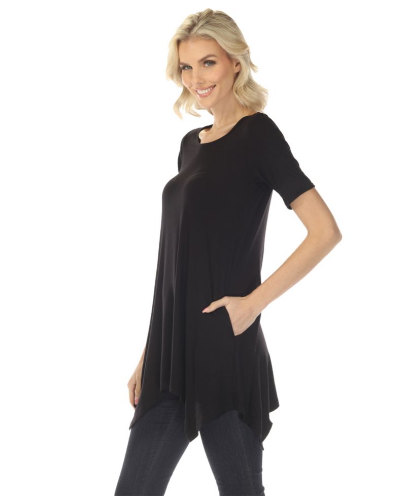 Women’s Short Sleeve Swing Tunic Top
