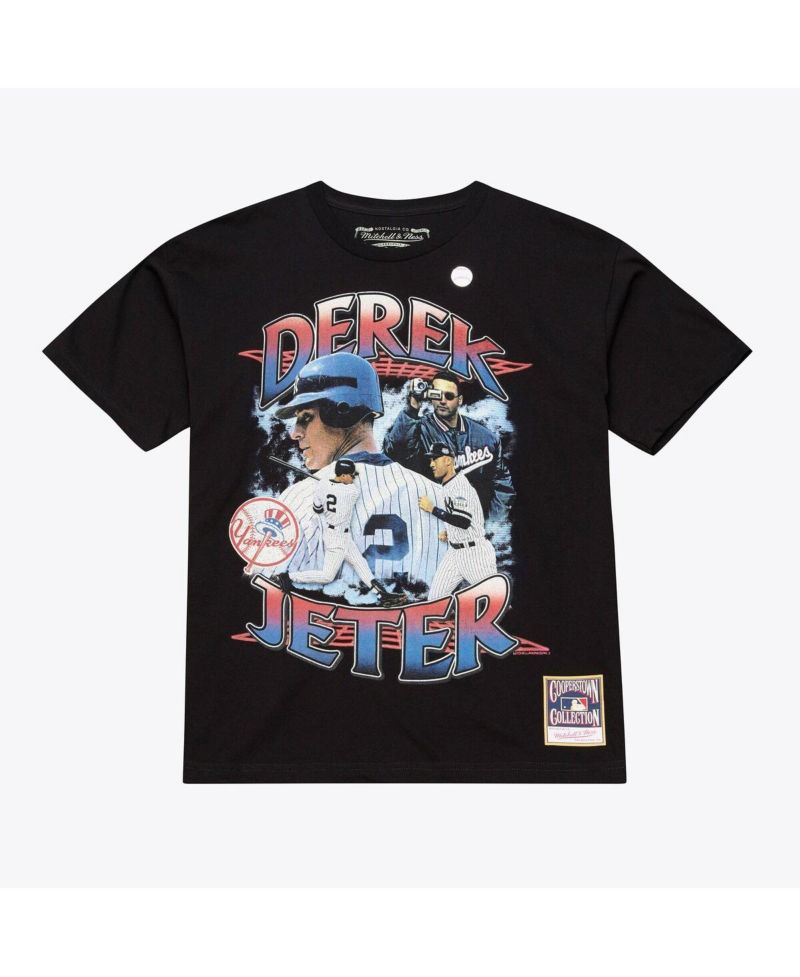 Men's Derek Jeter Black New York Yankees Legendary Collage Player T-Shirt