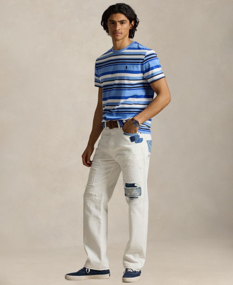 Men's Classic-Fit Striped Jersey T-Shirt