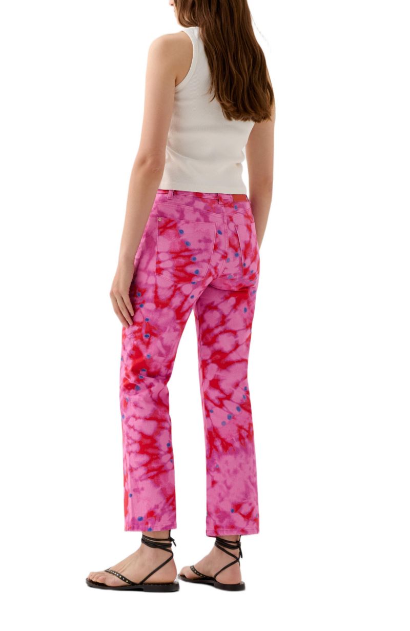 Women's Summer Print Denim Pant