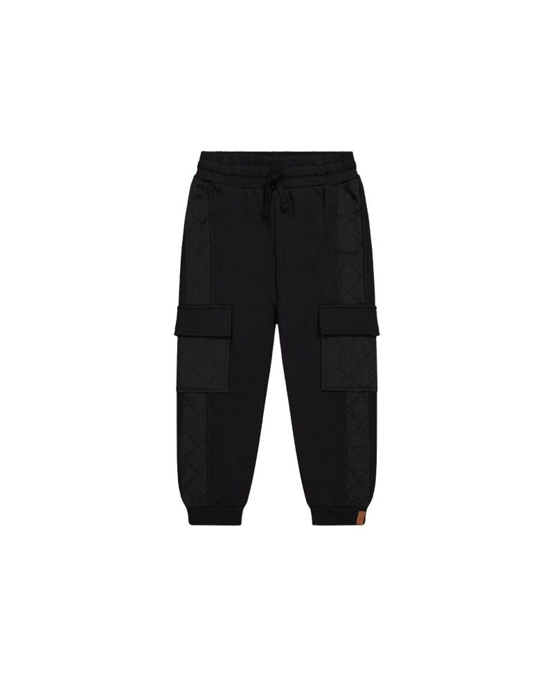 Little and Big Boy (6Y - 12Y) Fleece Bi-Material Sweatpants