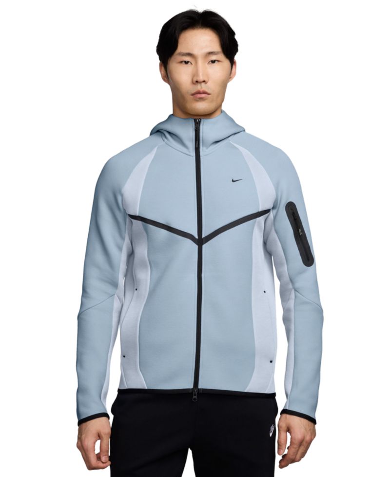 Men's Tech Color-Block Full-Zip Fleece Sweatshirt