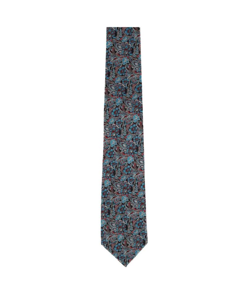 Men's Enzo Exploded Floral Silk Necktie