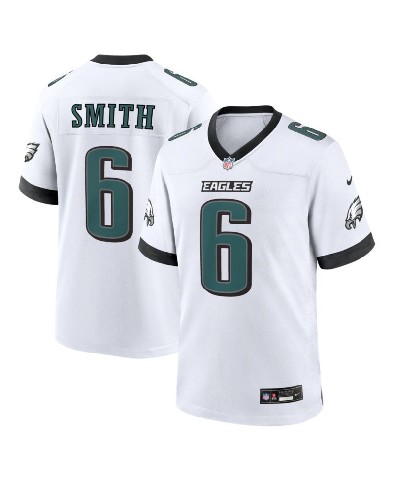 Men's DeVonta Smith White Philadelphia Eagles Game Jersey