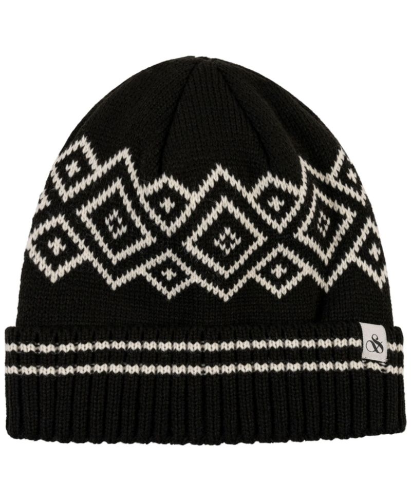 Men's Fair Isle Ribbed Cuff Beanie