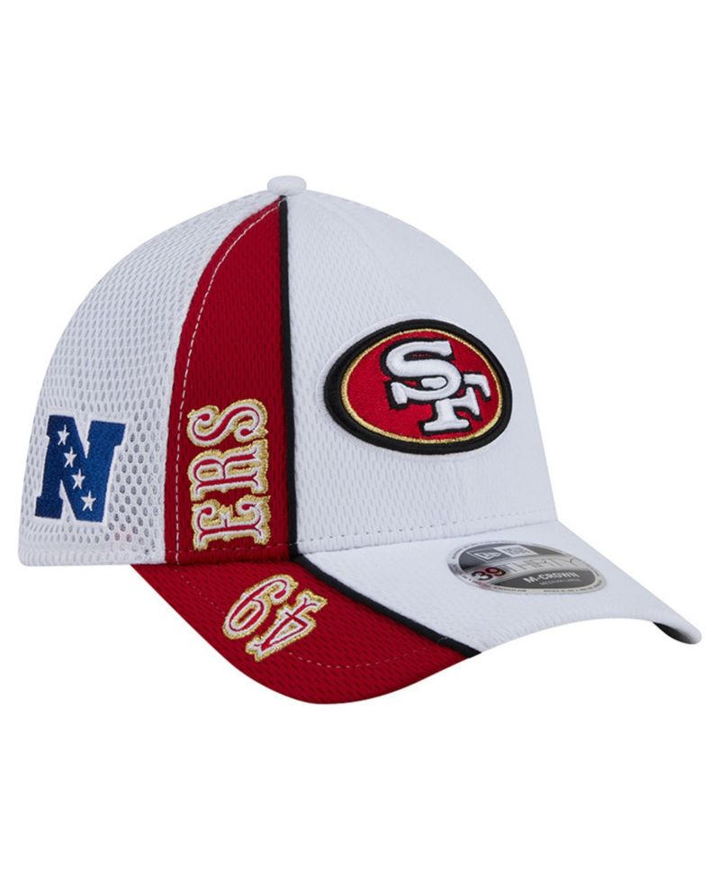 Men's White/Scarlet San Francisco 49ers Dash 39THIRTY Flex Hat