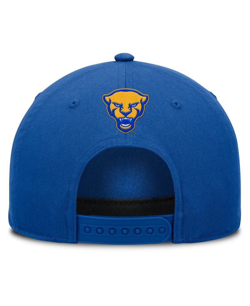 Men's Royal Pitt Panthers Foul Ball Rope Adjustable Hat