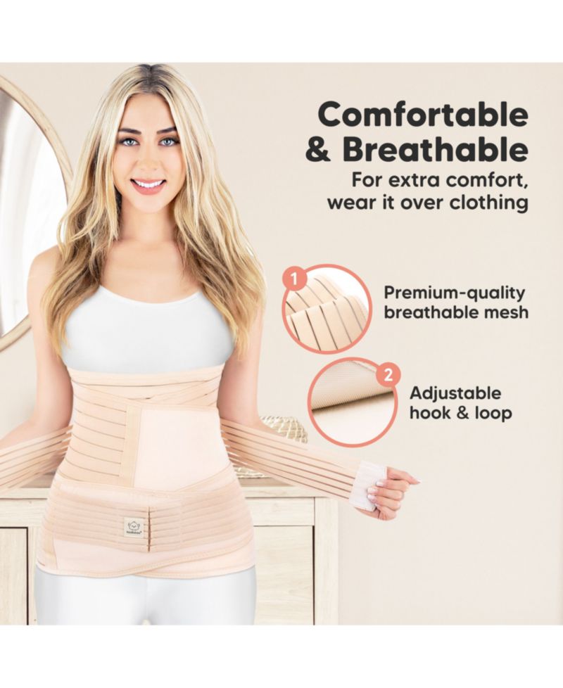 Maternity Revive 3 in 1 Postpartum Belly Band Wrap, Post Partum Recovery, Postpartum Waist Binder Shapewear