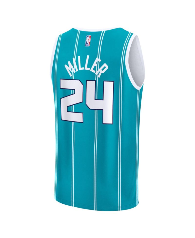 Big Boys and Girls Brandon Miller Teal Charlotte Hornets Fast Break Replica Jersey