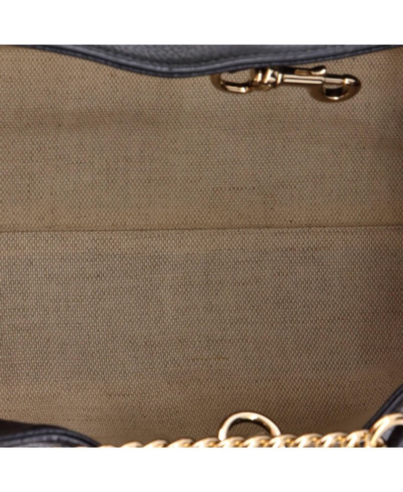 Medium Soho Chain Strap Shoulder Bag Leather