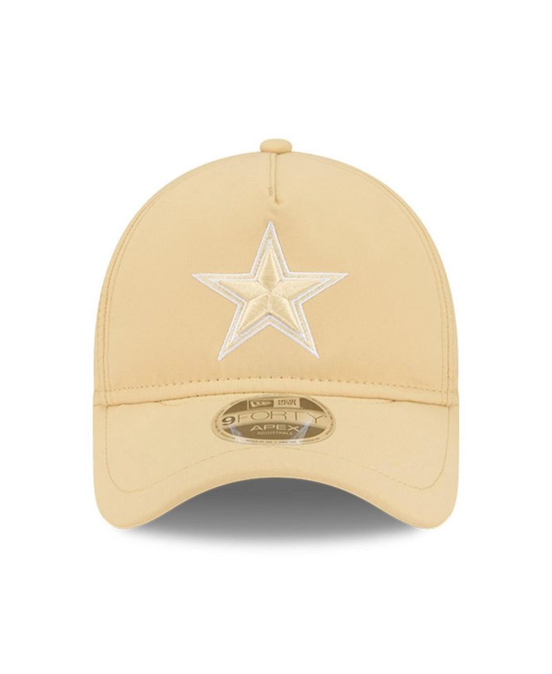 Men's Tan Dallas Cowboys Apex 9FORTY Adjustable Hat