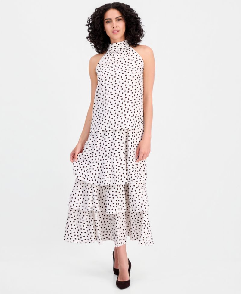 Women's Polka-Dot Halter Top