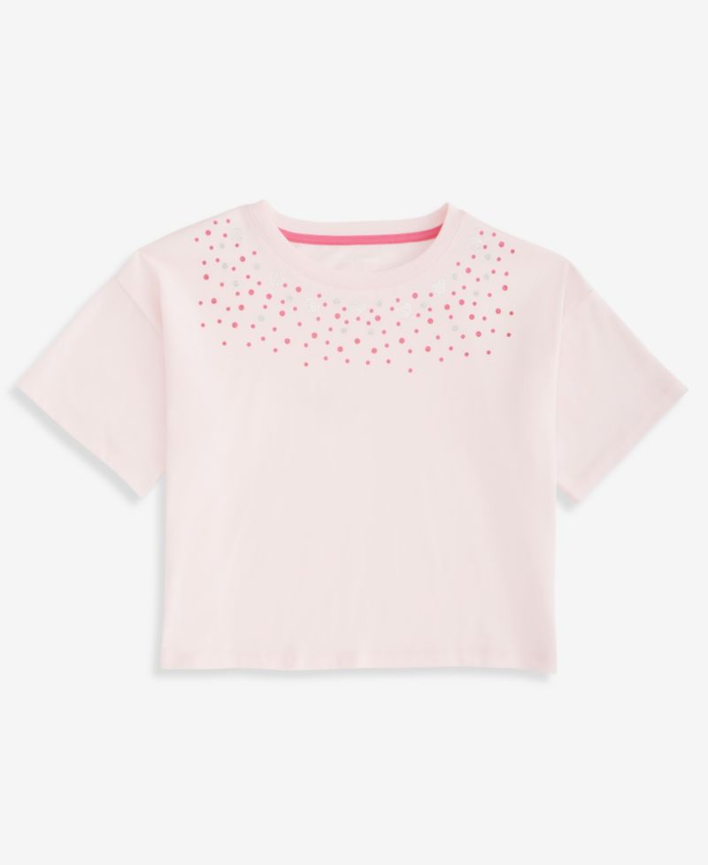 Girls' XS-XL Gem Relaxed Cropped Tee