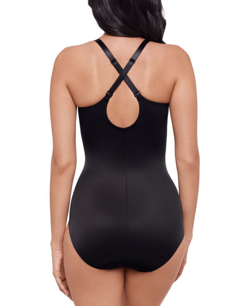 Women's Sexy Sheer Shaping Padded-Cup Bodysuit 2763