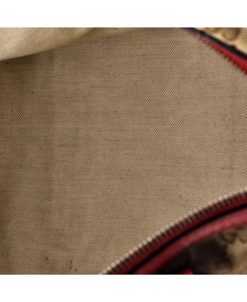 Medium Convertible Joy Boston Bag GG Canvas with Leather