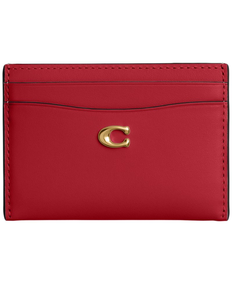 Essential Polished Pebble Leather Card Case