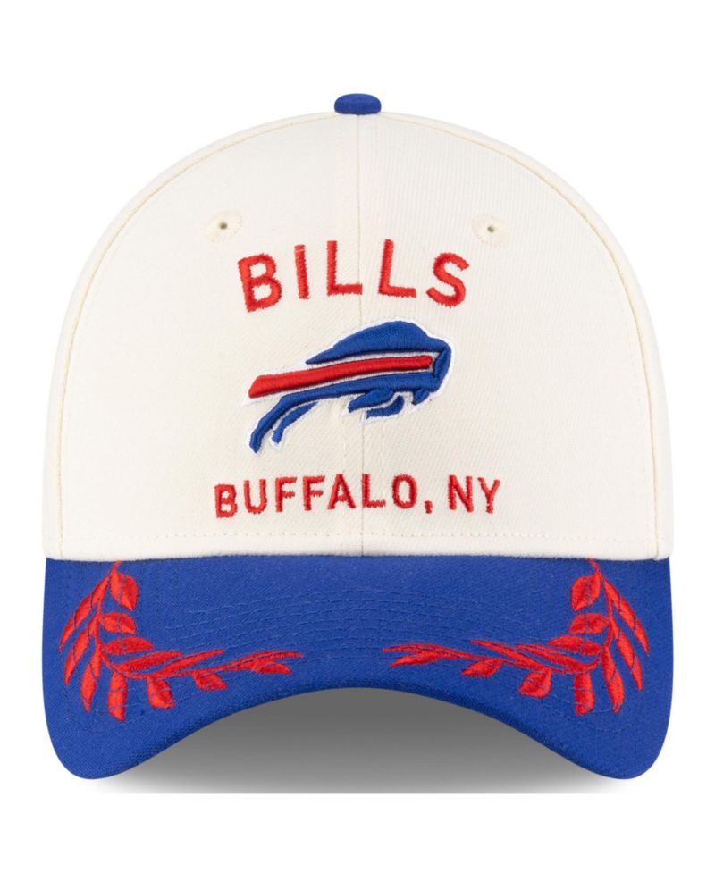 Men's Cream/Royal Buffalo Bills 2025 NFL Draft 39THIRTY Flex Hat