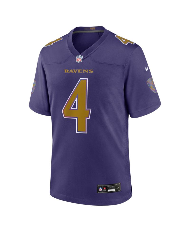 Men's Zay Flowers Purple Baltimore Ravens Alternate Game Jersey