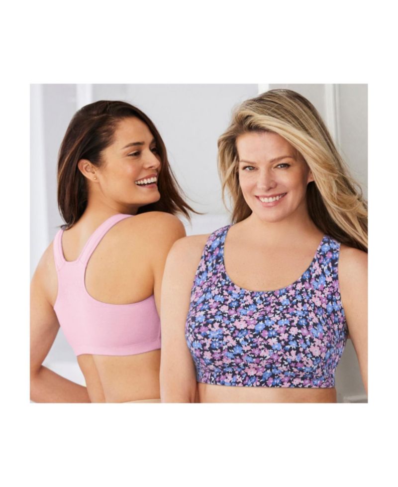 Plus Size Wireless Sport Bra 2-Pack