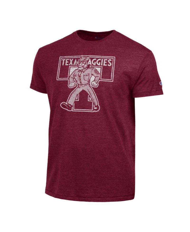 Men's Maroon Texas A&M Aggies Vintage Triumph Tri-Blend T-Shirt