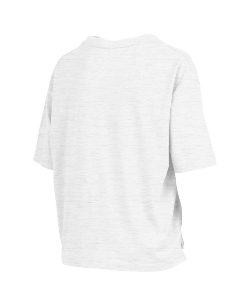 Women's White Arkansas Razorbacks Rock Roll Slub T-Shirt