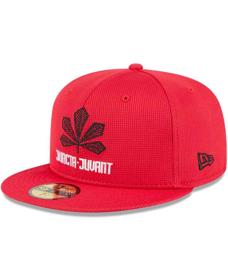 Men's Red Cincinnati Reds City Connect Batting Practice 59FIFTY Fitted Hat