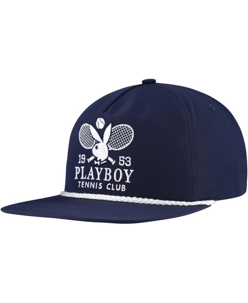 Men's Navy Playboy Tennis Club Golf Adjustable Hat