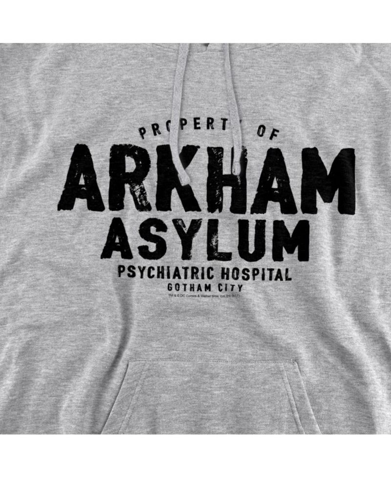 Men's Arkham Asylum Graphic Pullover Hoodie