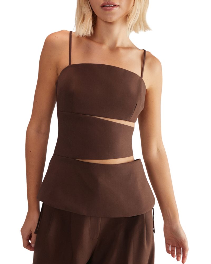 Premium Tailored Cut Out Longline Top