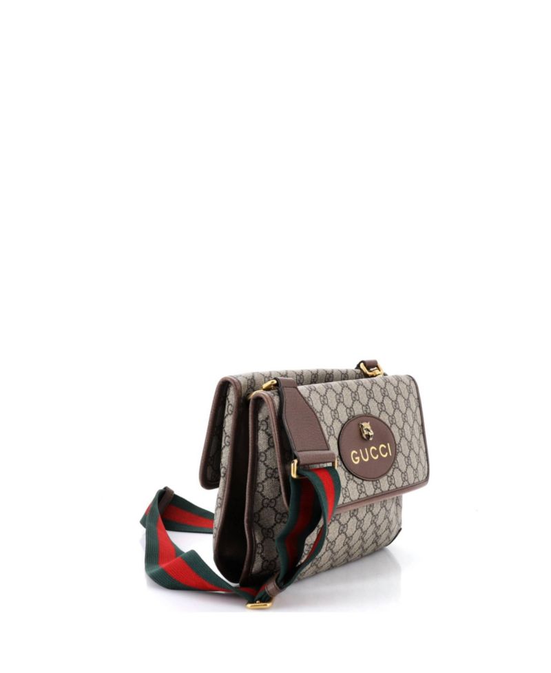 Medium Neo Vintage Flap Messenger GG Coated Canvas