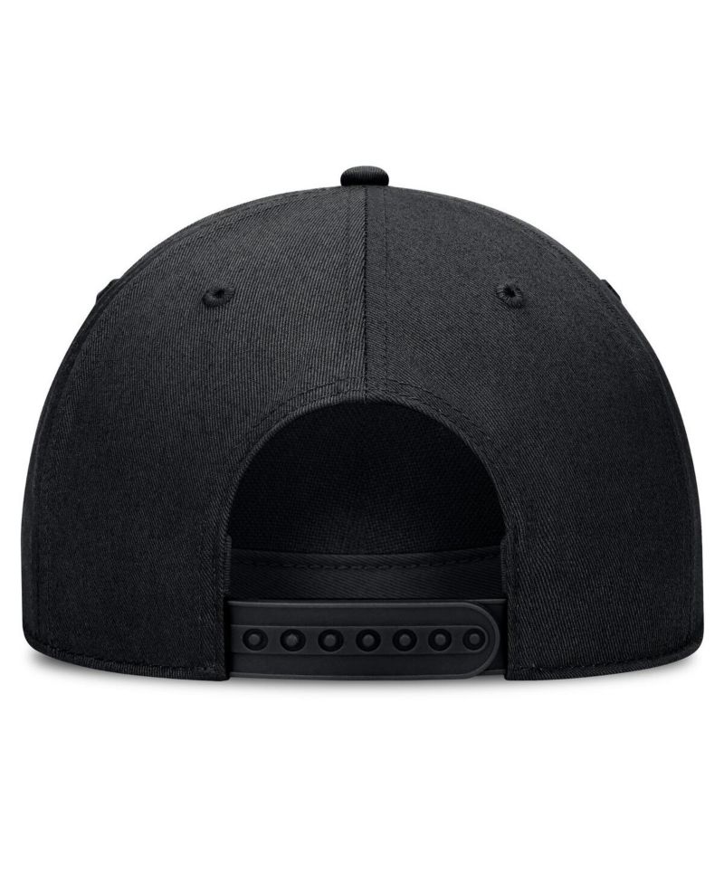 Men's Black Colorado Rockies Cooperstown Collection Rise Adjustable Hat