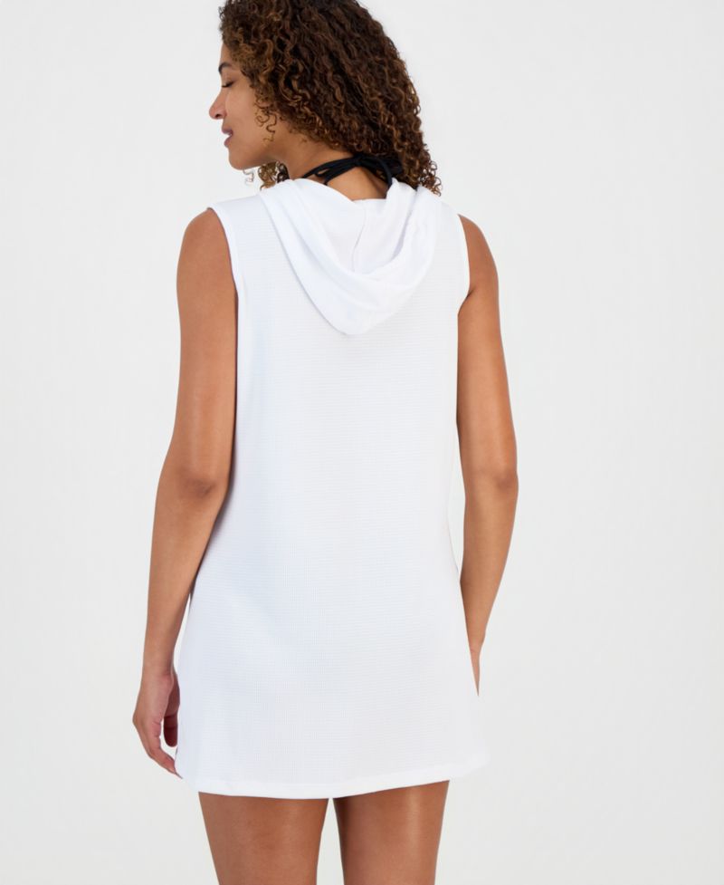 Women's Sleeveless Zip-Up Swim Hoodie