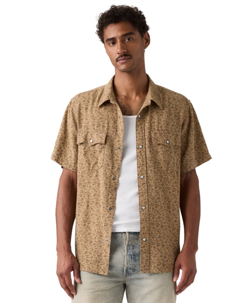 Men's Short-Sleeve Western Shirt