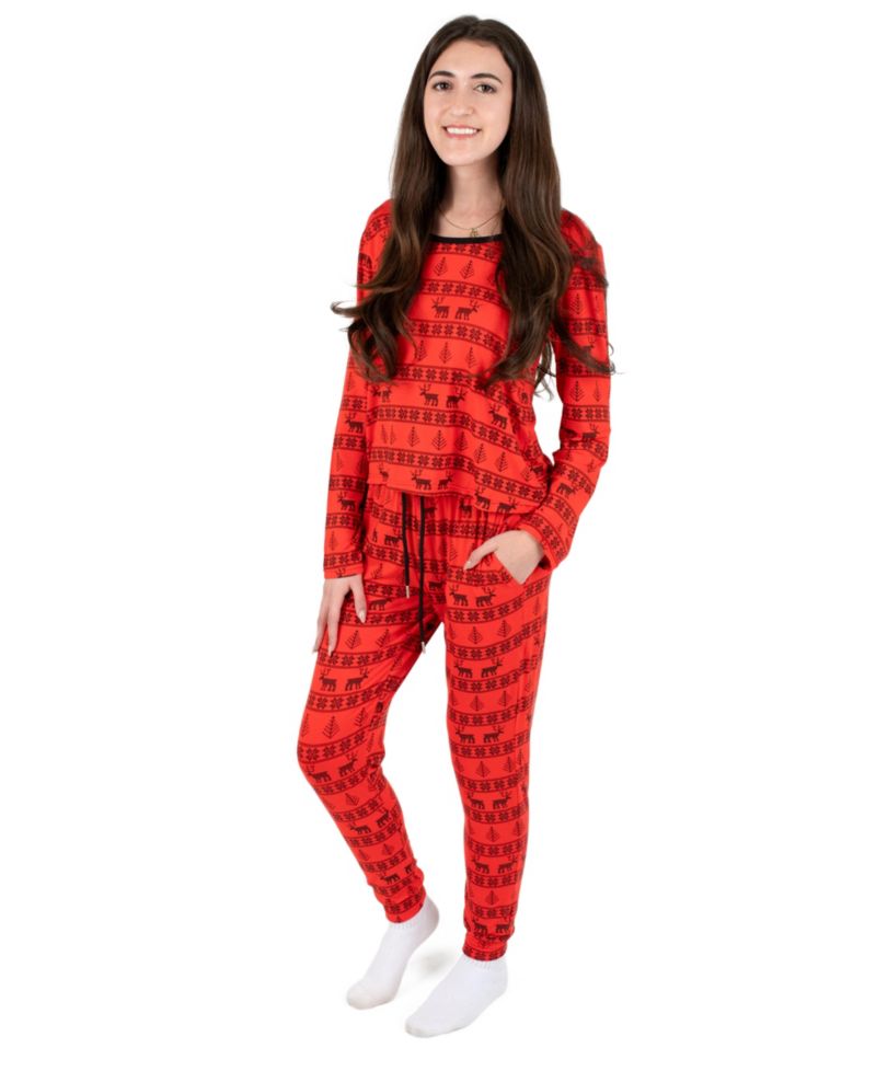 Women’s Two Piece Viscose from Bamboo Holiday Pajamas