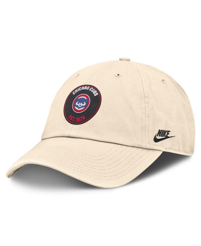 Men's Natural Chicago Cubs Cooperstown Collection Club Adjustable Hat
