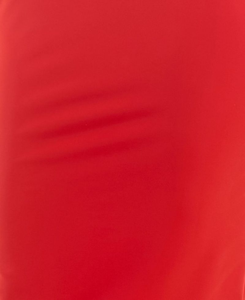 Juniors' Straight-Neck Sleeveless Midi Dress