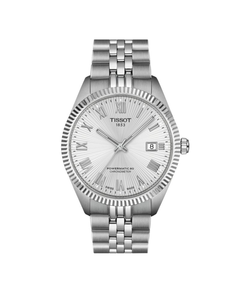 Men's Ballade Power Silver Stainless Steel Bracelet Watch, 39mm