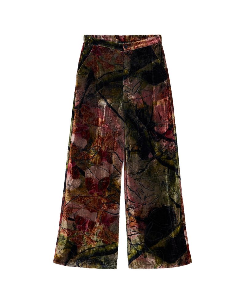 Women's M. C. Lacroix Wide-Leg Velvet Trousers